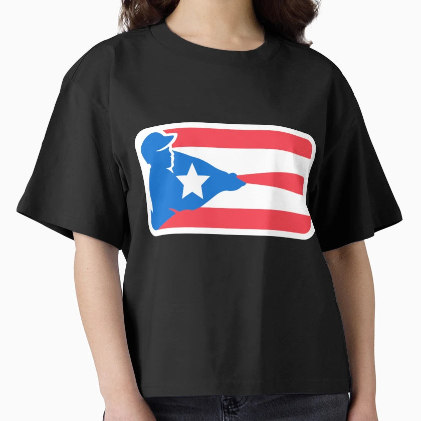 Puerto Rican Baseball T-Shirt - Minimalist Print for Adults - T-Shirt, Sweatshirt, Hoodie