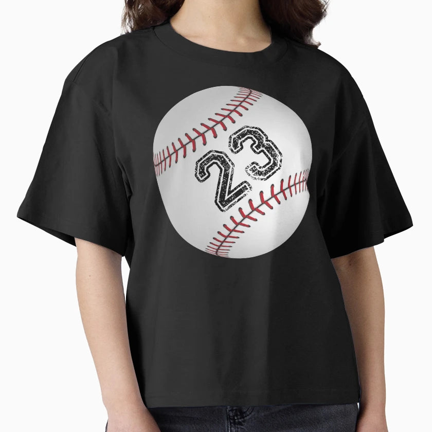 Baseball Ball Number 23 Twenty Three T-Shirt - Fun Novelty Design Unisex - T-Shirt, Sweatshirt, Hoodie