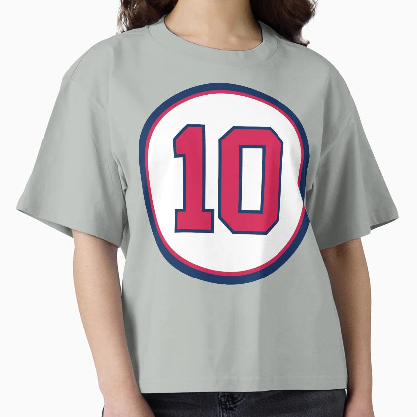 Chipper Jones 10 Jersey Number T-Shirt - Novelty Apparel Men Women - T-Shirt, Sweatshirt, Hoodie