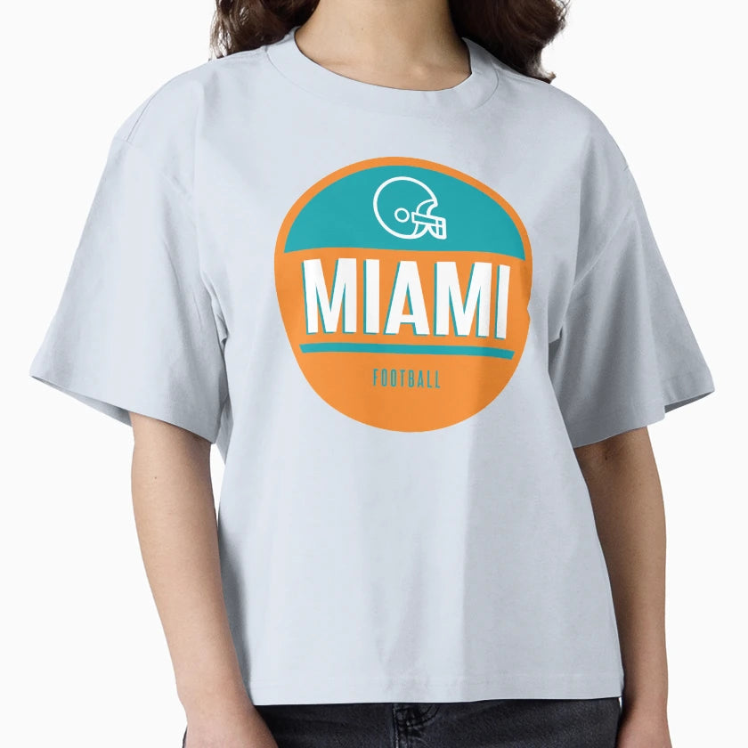 Miami Football T-Shirt - Fun Novelty Design Men Women - T-Shirt, Sweatshirt, Hoodie