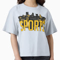 Pittsburgh Sports Skyline Black And T-Shirt - Aesthetic Graphic Unisex - T-Shirt, Sweatshirt, Hoodie