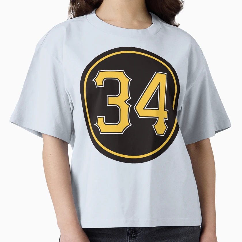 Aj Burnett 34 Jersey Number T-Shirt - Casual Everyday Wear Men Women - T-Shirt, Sweatshirt, Hoodie