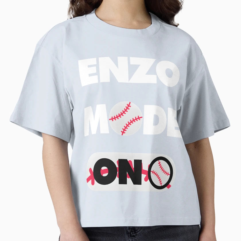 Enzo Baseball Player Mode T-Shirt - Graphic Print Men Women - T-Shirt, Sweatshirt, Hoodie
