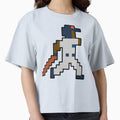 Detroit Pixel Baseball Player T-Shirt - Streetwear Style Men Women - T-Shirt, Sweatshirt, Hoodie