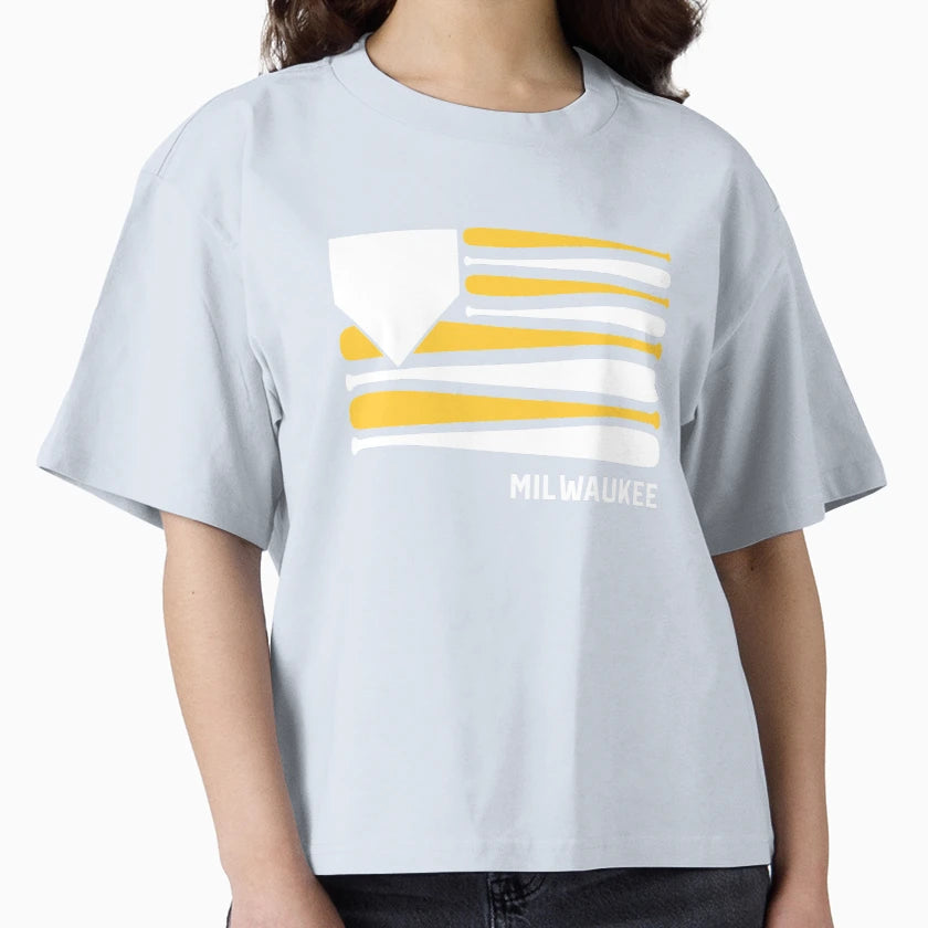 Milwaukee Baseball Is American T-Shirt - Streetwear Style Men Women - T-Shirt, Sweatshirt, Hoodie