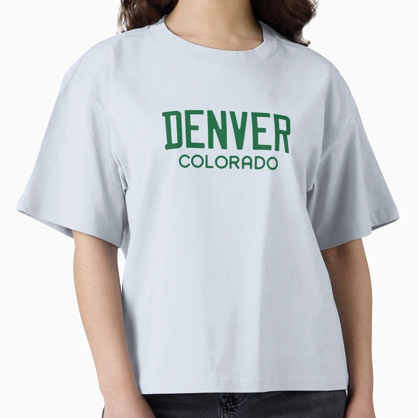 Colorado License Plate Denver Dark T-Shirt - Custom Art Print Men Women - T-Shirt, Sweatshirt, Hoodie