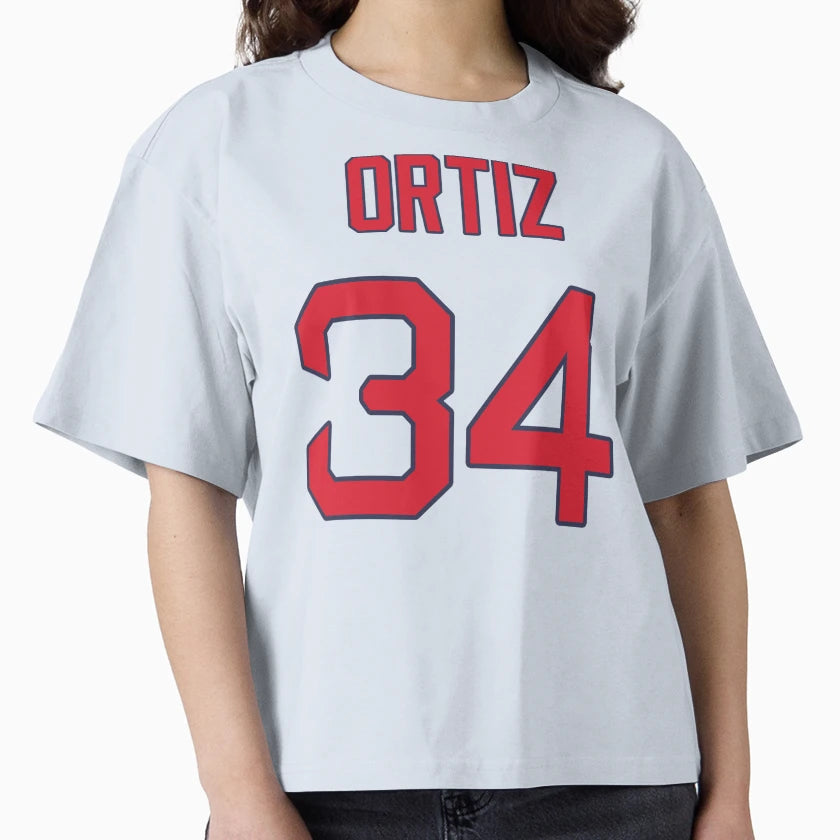 David Ortiz 34 Red Sox T-Shirt - Novelty Apparel Men Women - T-Shirt, Sweatshirt, Hoodie