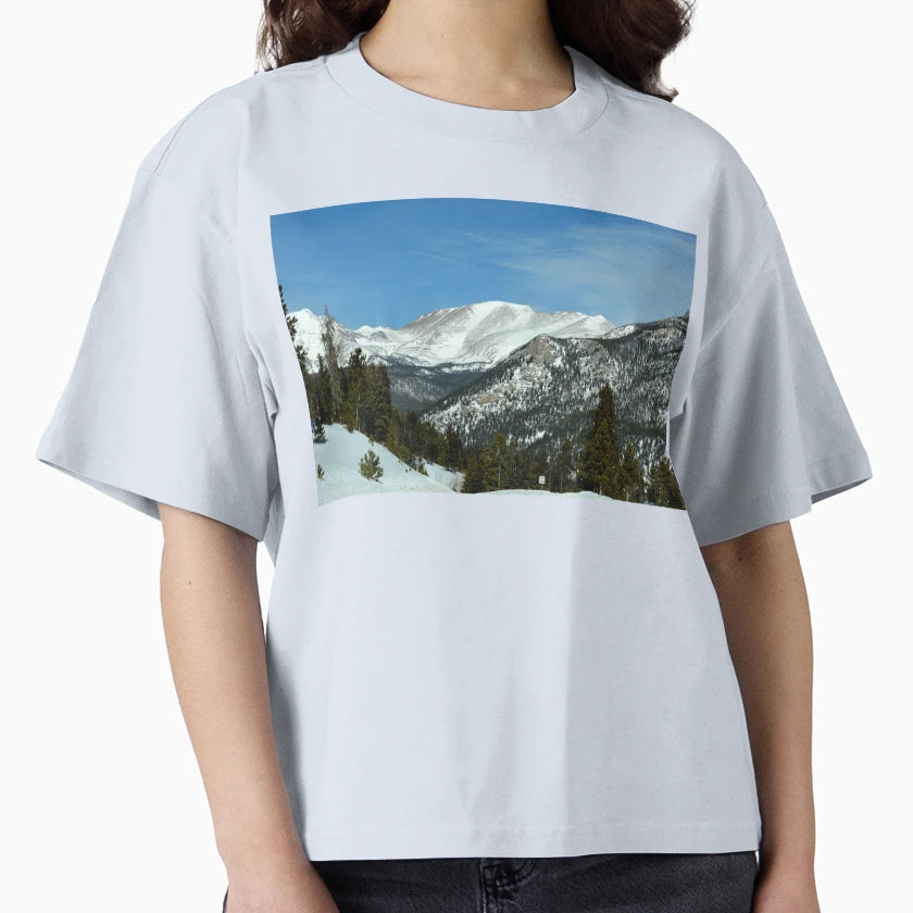 Rocky Mountain Winter T-Shirt - Fun Novelty Design Unisex - T-Shirt, Sweatshirt, Hoodie