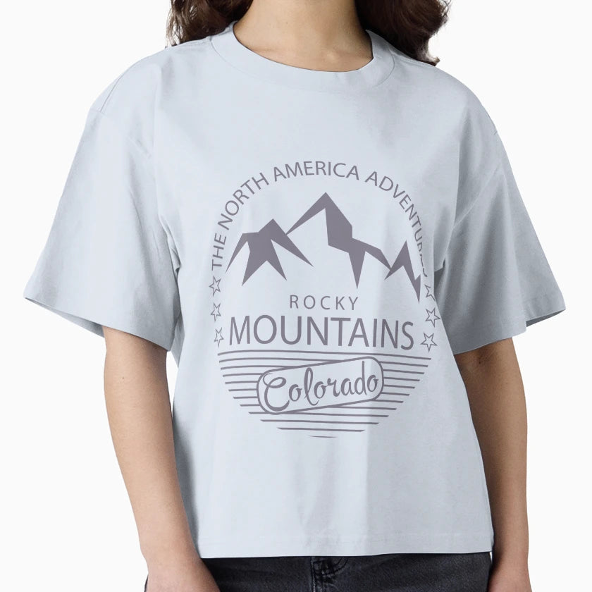 Rocky Mountains T-Shirt - Fun Novelty Design Unisex - T-Shirt, Sweatshirt, Hoodie