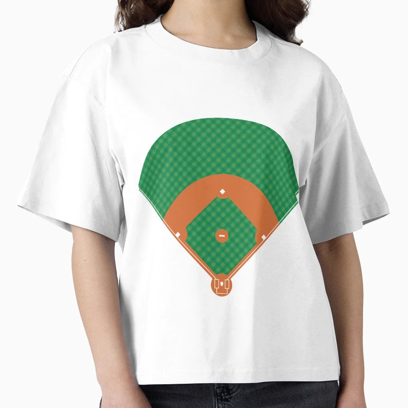 Baseball Field T-Shirt - Fun Novelty Design for Adults - T-Shirt, Sweatshirt, Hoodie