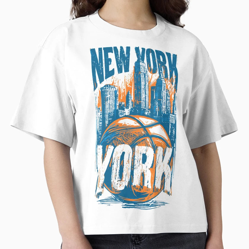 New York Basketball T-Shirt - Trendy Graphic for Adults - T-Shirt, Sweatshirt, Hoodie