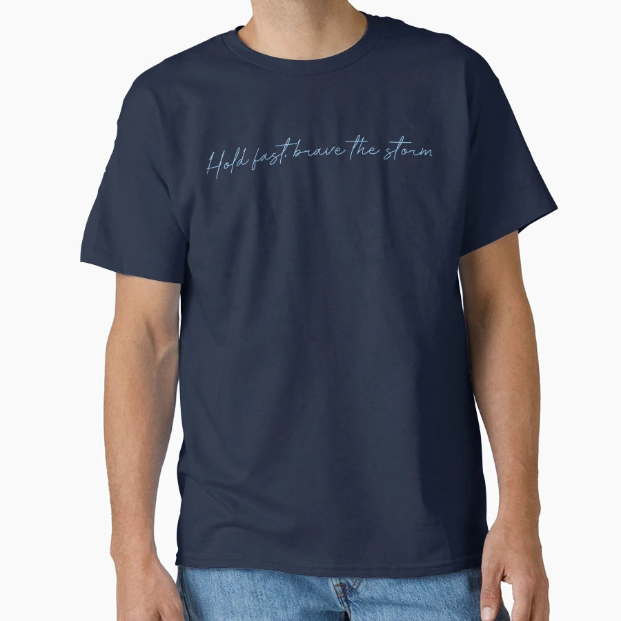 Hold Fast Brave Storm Percy Jackson T-Shirt - Fun Novelty Design Men Women - T-Shirt, Sweatshirt, Hoodie