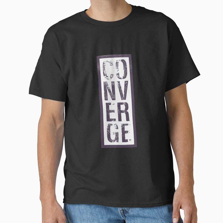 Converge Vertical T-Shirt - Trendy Graphic Unisex - T-Shirt, Sweatshirt, Hoodie