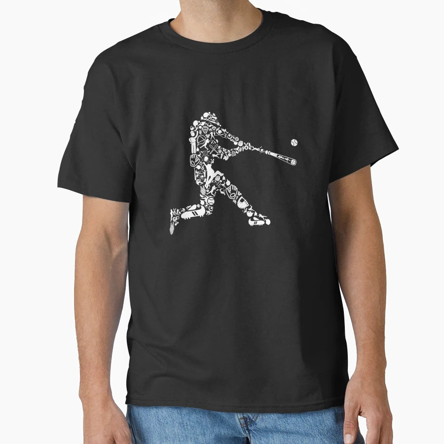 Relaxed Baseball T-Shirt - Graphic Print Unisex - T-Shirt, Sweatshirt, Hoodie