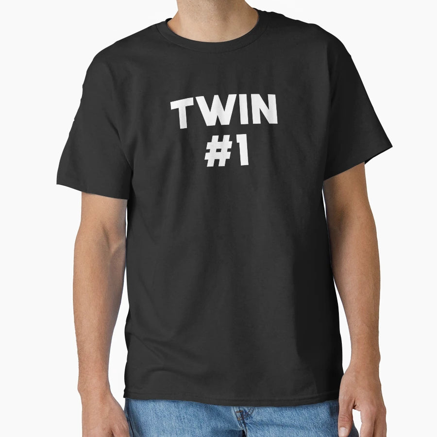 Twin Number 1 T-Shirt - Unique Graphic for Adults - T-Shirt, Sweatshirt, Hoodie