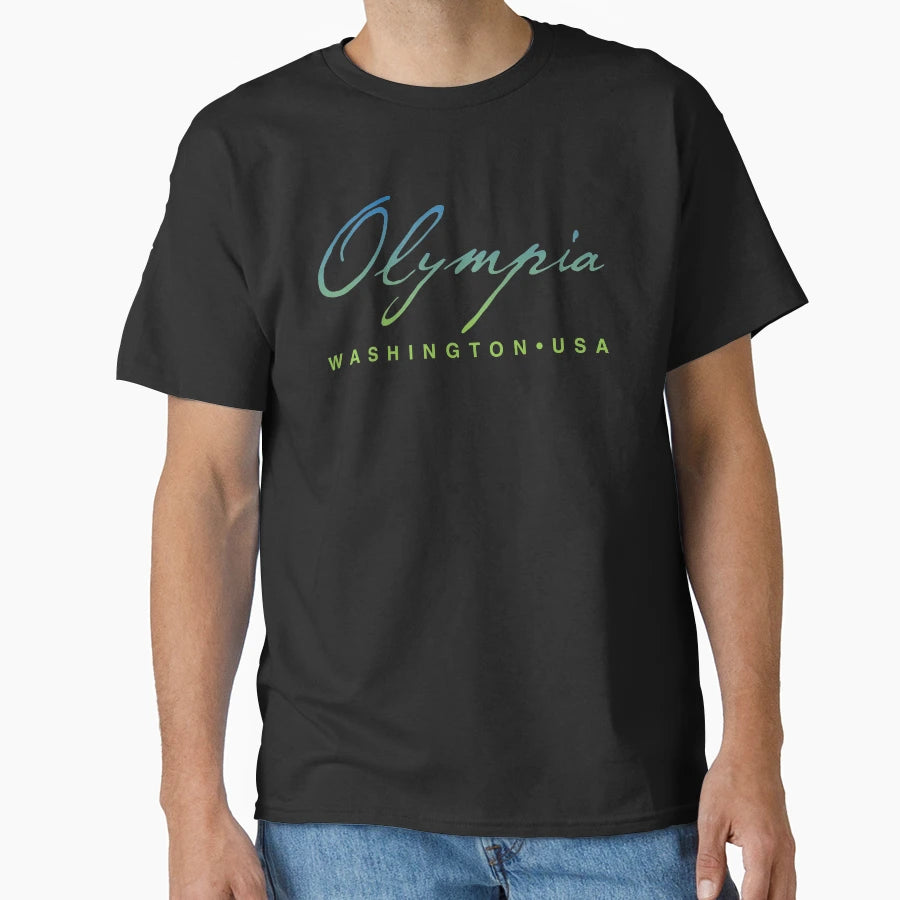 Olympia Washington T-Shirt - Trendy Graphic for Adults - T-Shirt, Sweatshirt, Hoodie
