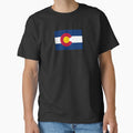 Colorado Usa State Flag Bedspread T-Shirt - Novelty Apparel Men Women - T-Shirt, Sweatshirt, Hoodie