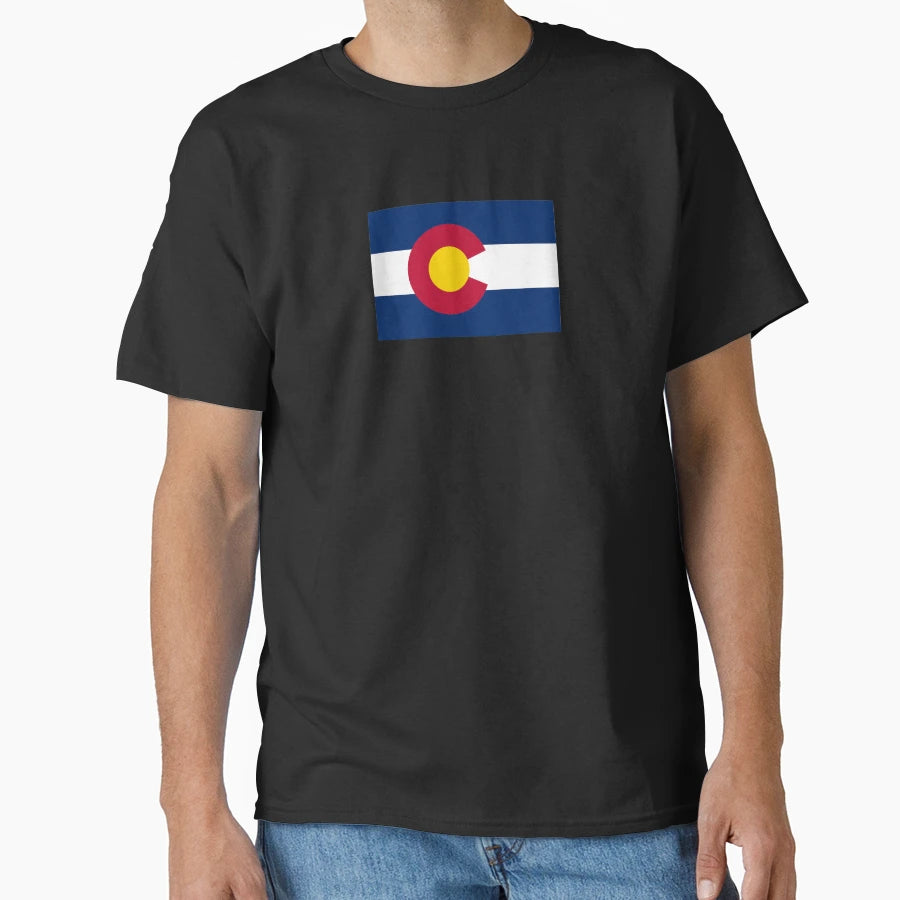 Colorado Usa State Flag Bedspread T-Shirt - Novelty Apparel Men Women - T-Shirt, Sweatshirt, Hoodie