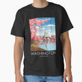 Pop Art Travel Washington Dc Us T-Shirt - Casual Everyday Wear Men Women - T-Shirt, Sweatshirt, Hoodie