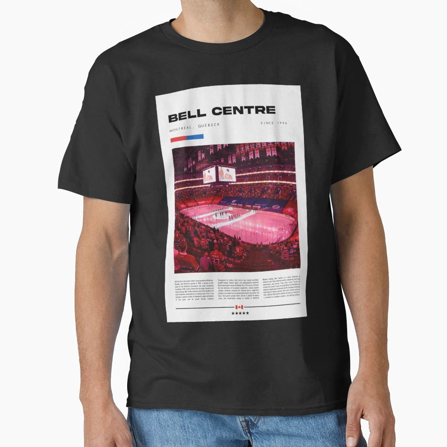 Bell Centre Montreal Canadiens T-Shirt - Unique Graphic for Adults - T-Shirt, Sweatshirt, Hoodie