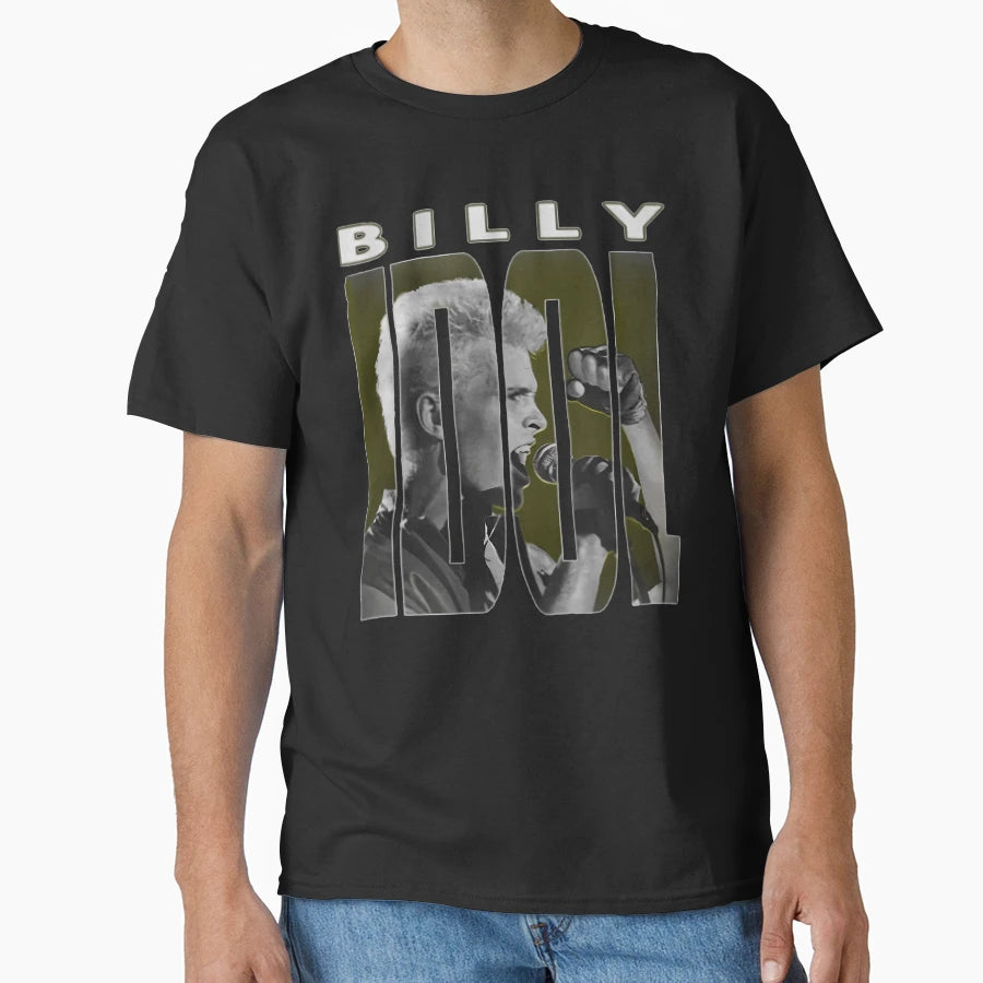 Gentle Billy Idol T-Shirt - Unique Graphic Unisex - T-Shirt, Sweatshirt, Hoodie