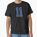 Blue Number 11 Lucky Sports Jersey T-Shirt - Fun Novelty Design for Adults - T-Shirt, Sweatshirt, Hoodie