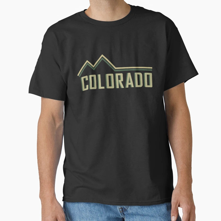 Colorado Rocky Mountains T-Shirt - Custom Art Print for Adults - T-Shirt, Sweatshirt, Hoodie