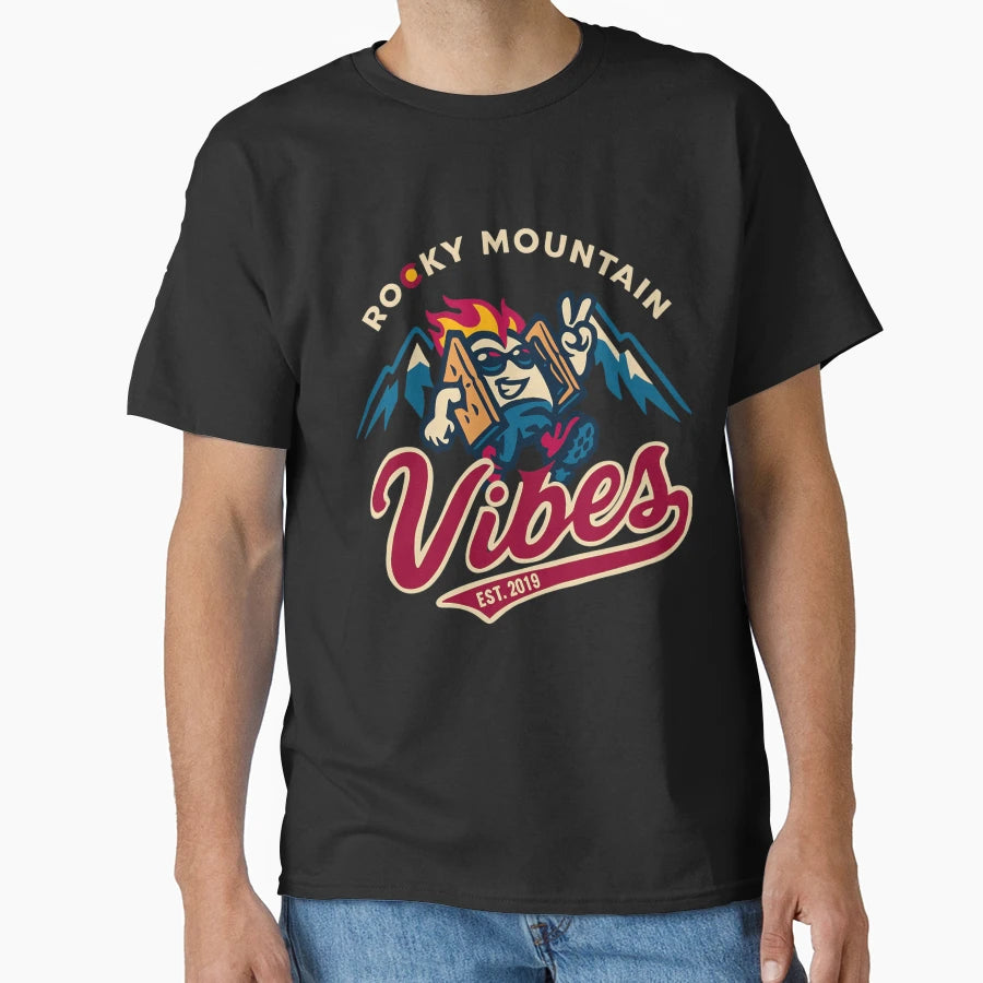 Rocky Mountain Vibes Milb T-Shirt - Streetwear Style for Adults - T-Shirt, Sweatshirt, Hoodie