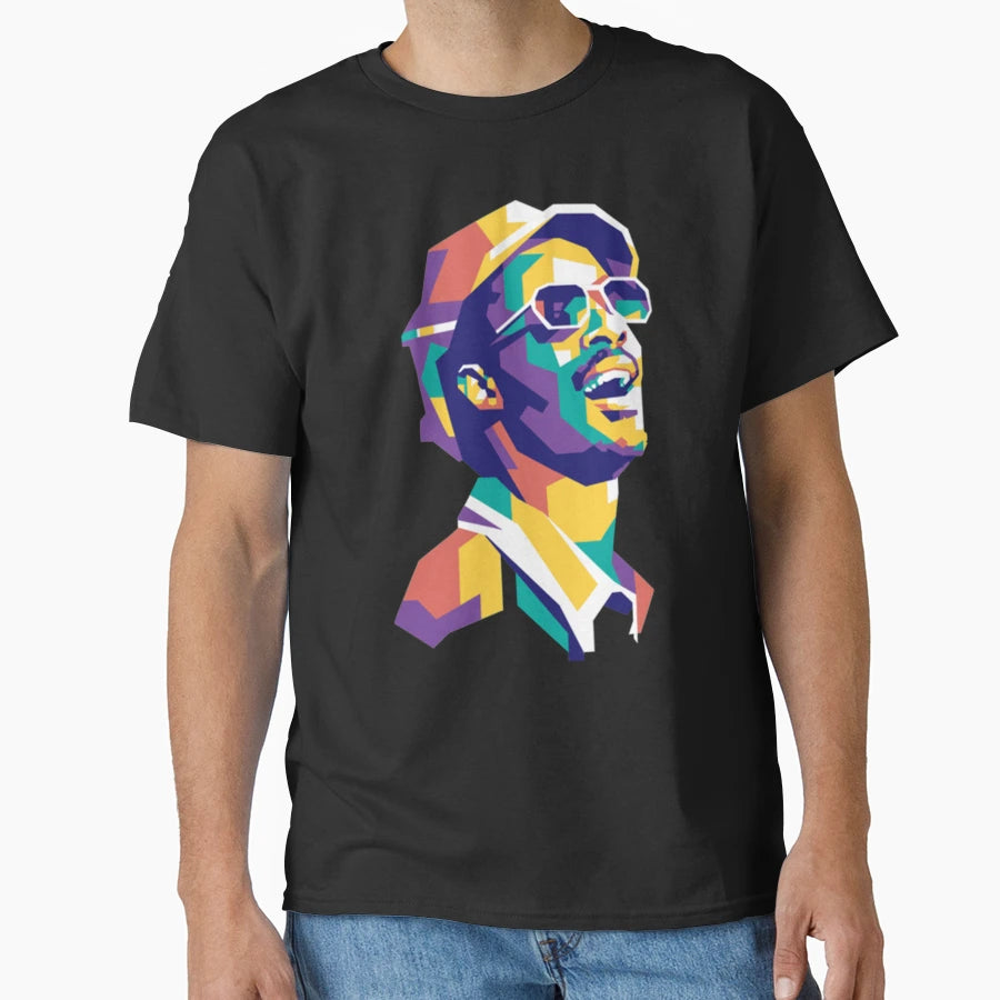 Stevie Wonder Stevie Wonder T-Shirt - Trendy Graphic Men Women - T-Shirt, Sweatshirt, Hoodie