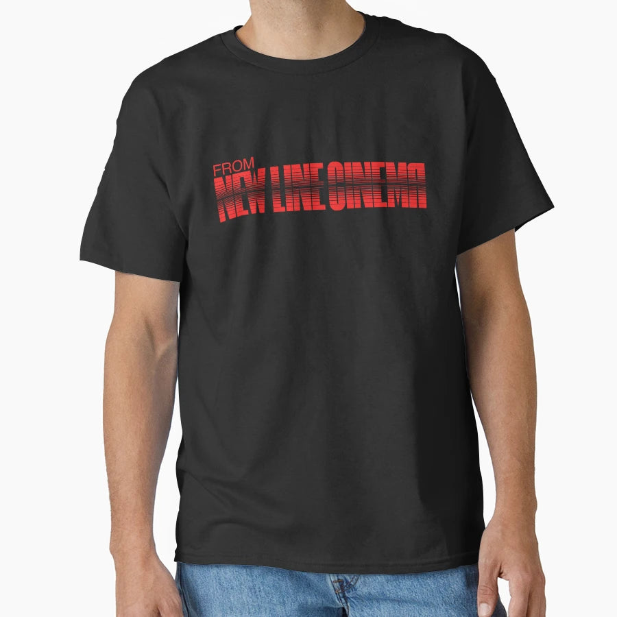New Line Cinema 80S Logo T-Shirt - Custom Art Print Men Women - T-Shirt, Sweatshirt, Hoodie
