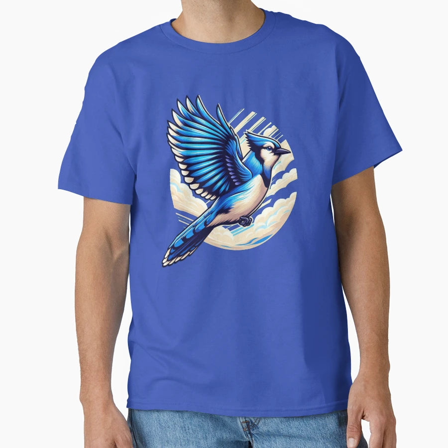 Bold And Beautiful Striking Blue Jay T-Shirt - Streetwear Style for Adults - T-Shirt, Sweatshirt, Hoodie