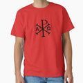 Chi Rho Alpha Omega T-Shirt - Minimalist Print Men Women - T-Shirt, Sweatshirt, Hoodie