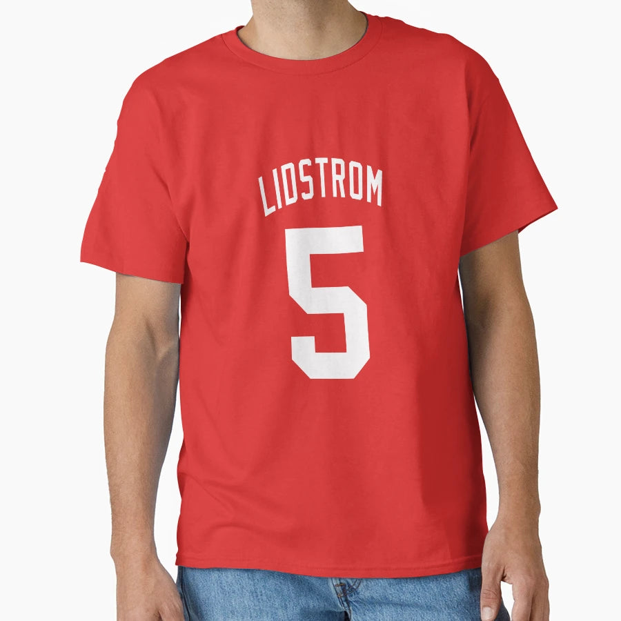 Lidstrom T-Shirt - Aesthetic Graphic for Adults - T-Shirt, Sweatshirt, Hoodie