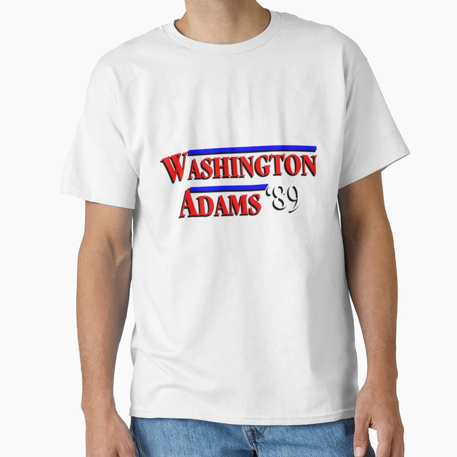 Washington Adams 1789 T-Shirt - Custom Art Print for Adults - T-Shirt, Sweatshirt, Hoodie