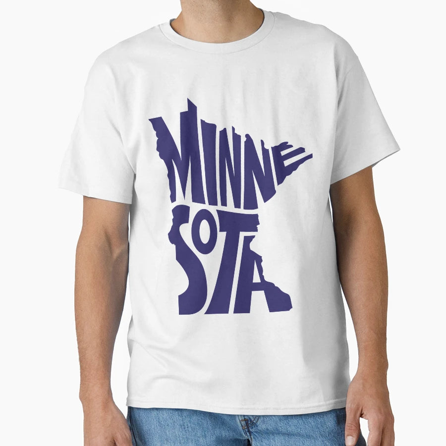 Minnesota Typography T-Shirt - Streetwear Style Men Women - T-Shirt, Sweatshirt, Hoodie