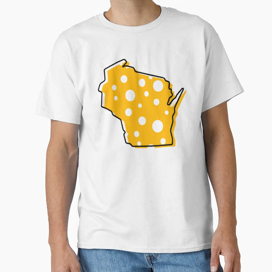 Wisconsin T-Shirt - Minimalist Print Unisex - T-Shirt, Sweatshirt, Hoodie