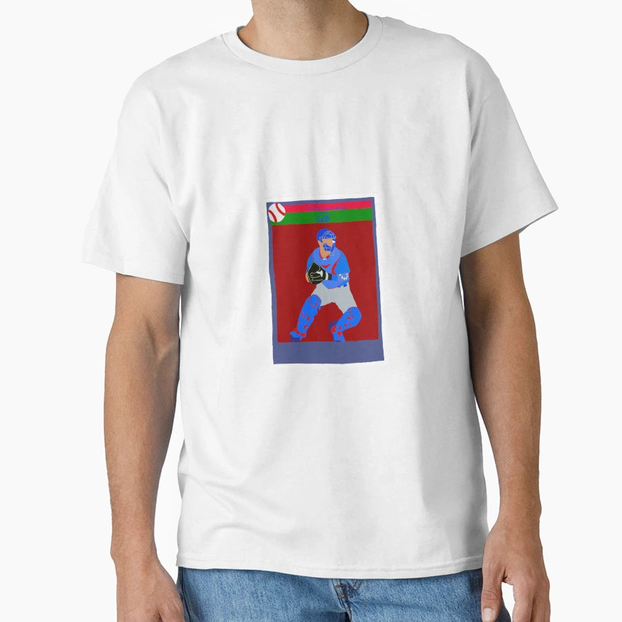 Wilson Contreras Baseball Card T-Shirt - Novelty Apparel Men Women - T-Shirt, Sweatshirt, Hoodie