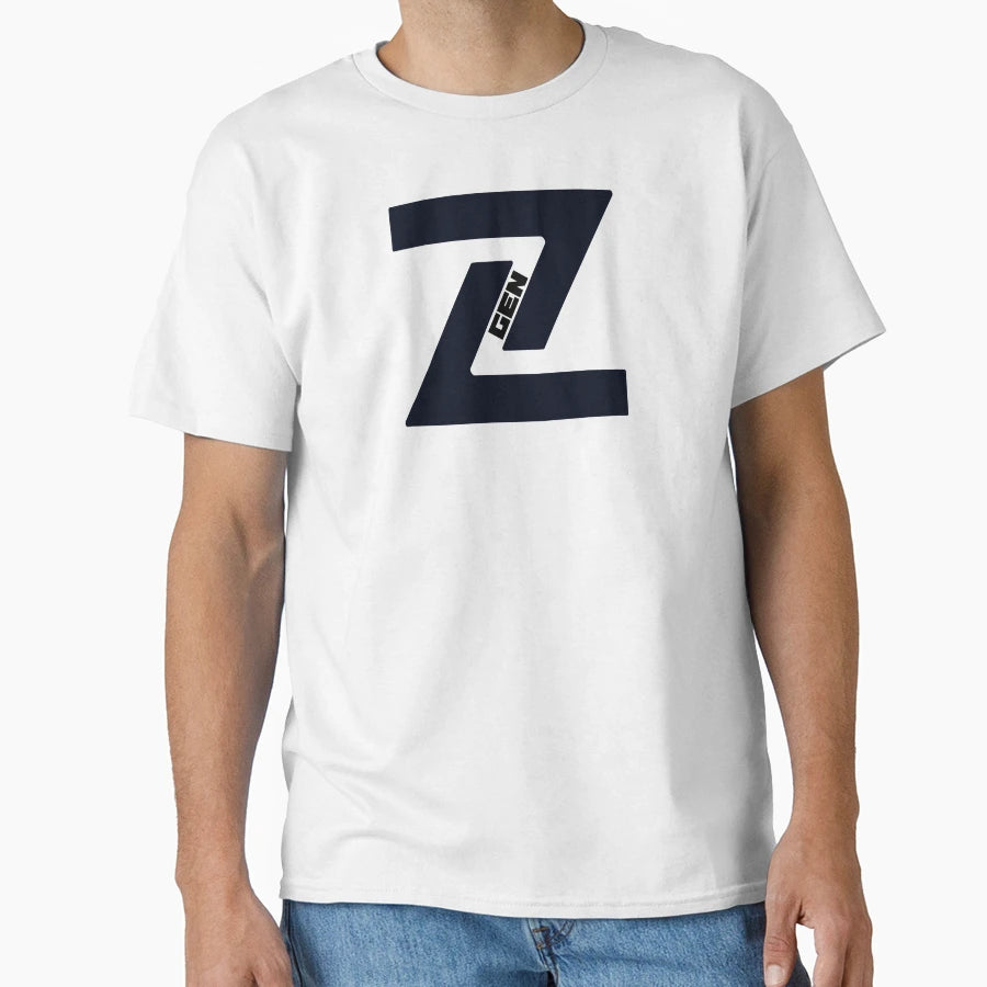 Abstract Generation Z Black T-Shirt - Graphic Print Men Women - T-Shirt, Sweatshirt, Hoodie