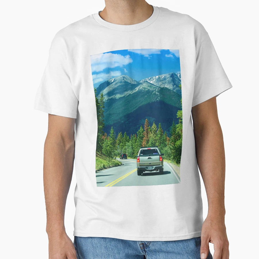 Rocky Mountains Wyoming T-Shirt - Unique Graphic Men Women - T-Shirt, Sweatshirt, Hoodie