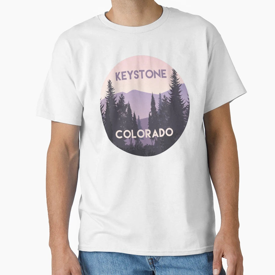 Keystone Colorado T-Shirt - Custom Art Print Unisex - T-Shirt, Sweatshirt, Hoodie