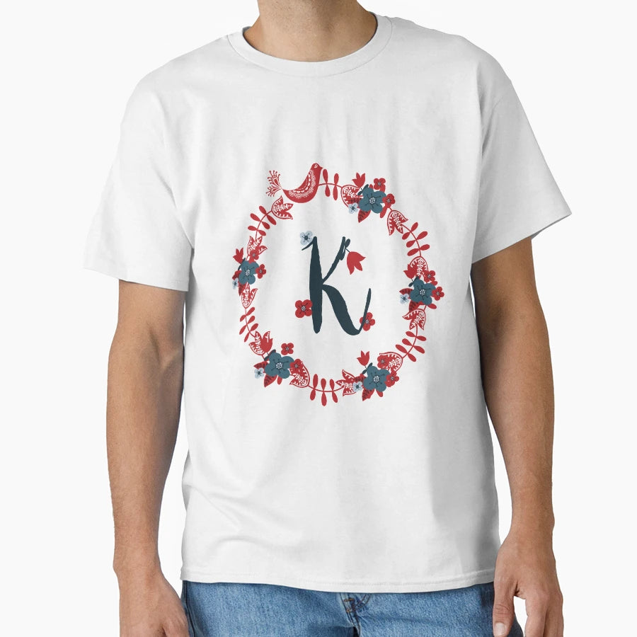 Scandinavian Monogram K T-Shirt - Trendy Graphic Unisex - T-Shirt, Sweatshirt, Hoodie