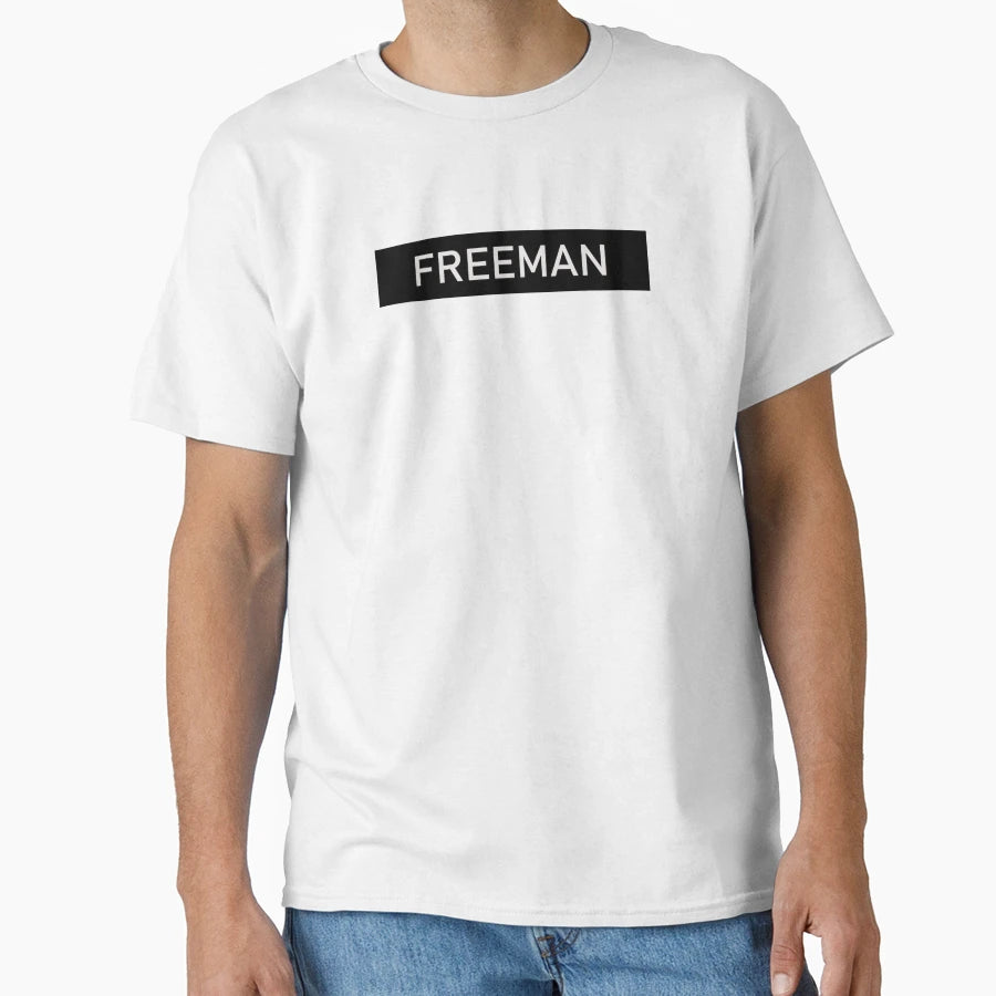 Freeman T-Shirt - Minimalist Print Men Women - T-Shirt, Sweatshirt, Hoodie