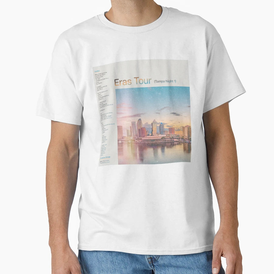 Eras Setlist Tampa Night 1 T-Shirt - Casual Everyday Wear Unisex - T-Shirt, Sweatshirt, Hoodie