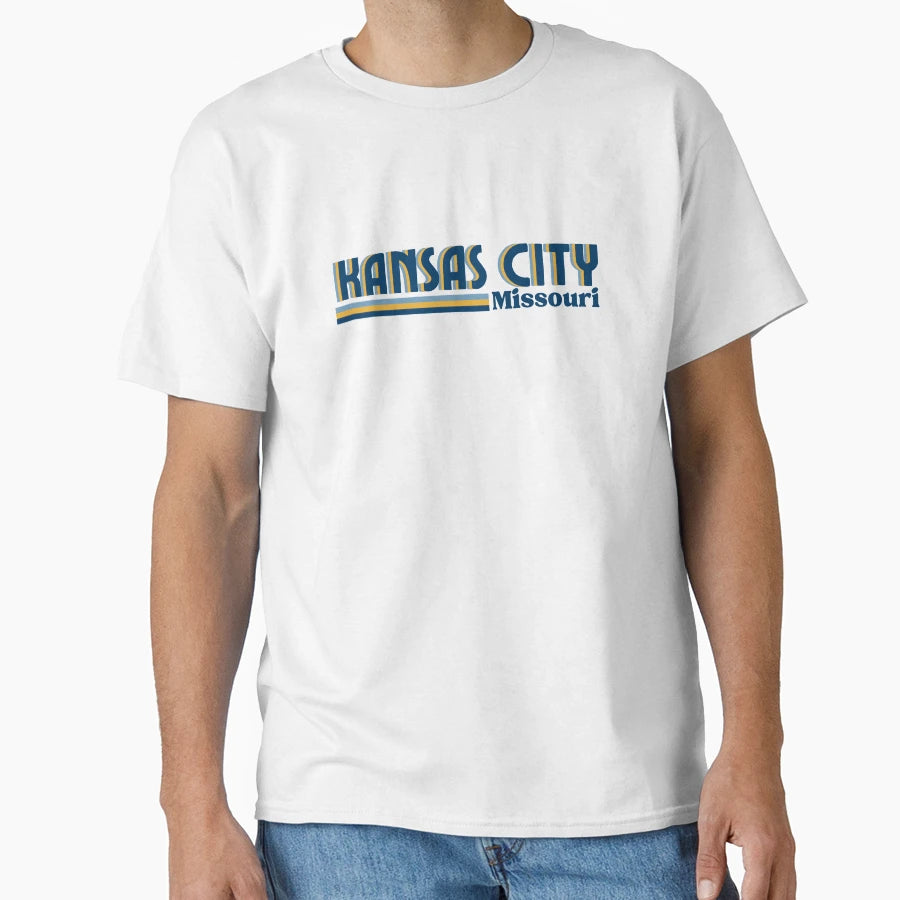 Kansas City Missouri T-Shirt - Minimalist Print for Adults - T-Shirt, Sweatshirt, Hoodie