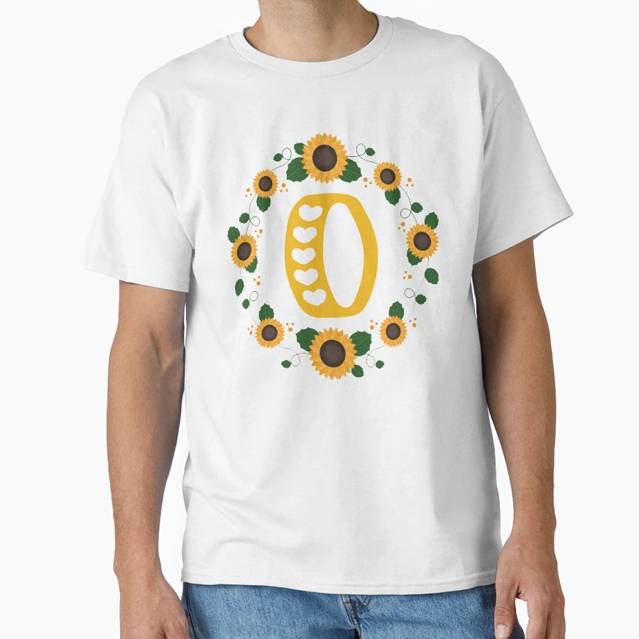 Monogram Letter O T-Shirt - Minimalist Print for Adults - T-Shirt, Sweatshirt, Hoodie