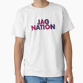 Jag Nation Color Block Color Outline T-Shirt - Streetwear Style for Adults - T-Shirt, Sweatshirt, Hoodie