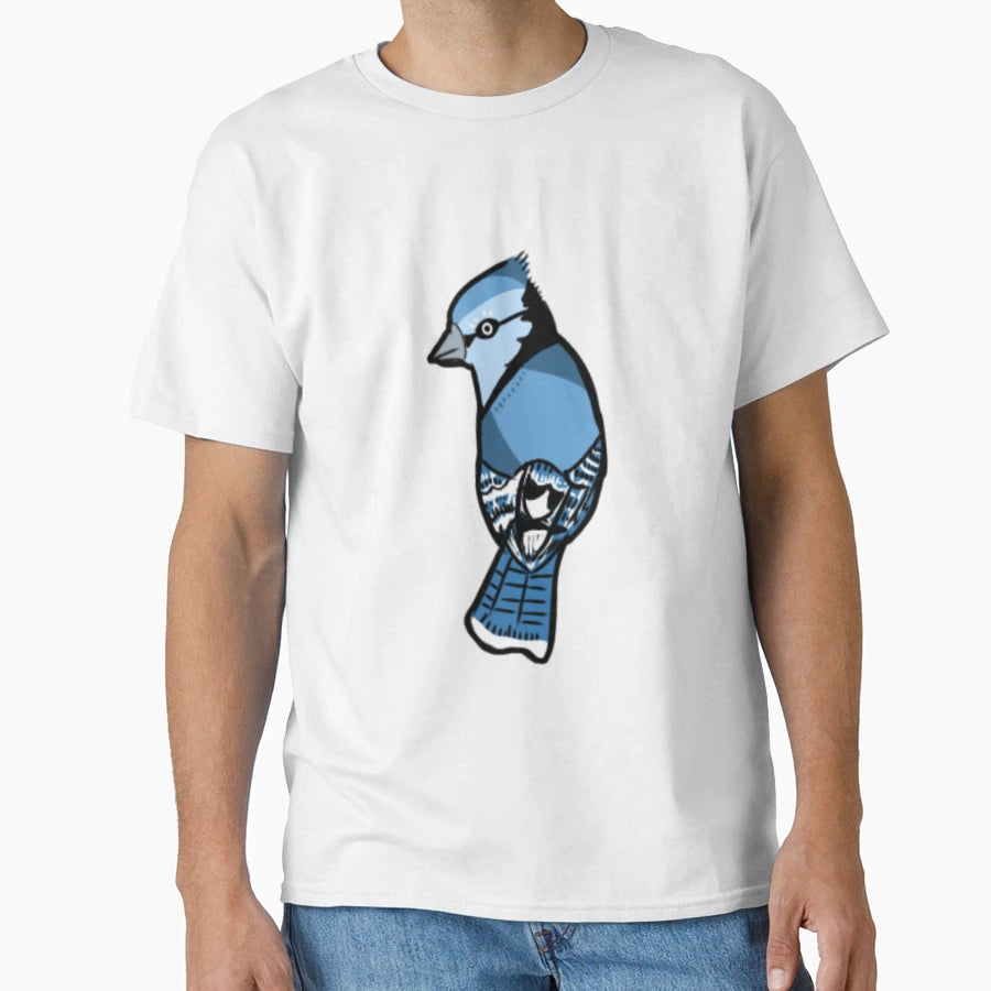 Blue Jay T-Shirt - Minimalist Print Men Women - T-Shirt, Sweatshirt, Hoodie