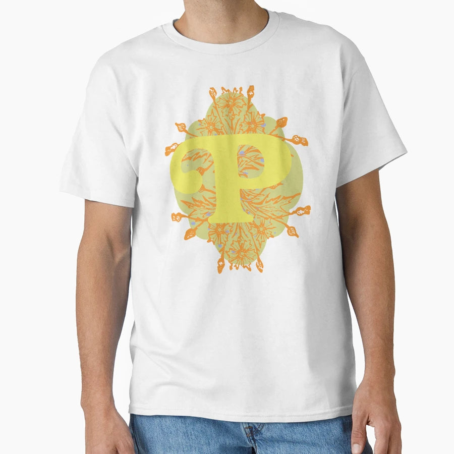 Monogram Letter P T-Shirt - Unique Graphic for Adults - T-Shirt, Sweatshirt, Hoodie