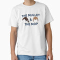 Mullet And Mop T-Shirt - Aesthetic Graphic for Adults - T-Shirt, Sweatshirt, Hoodie