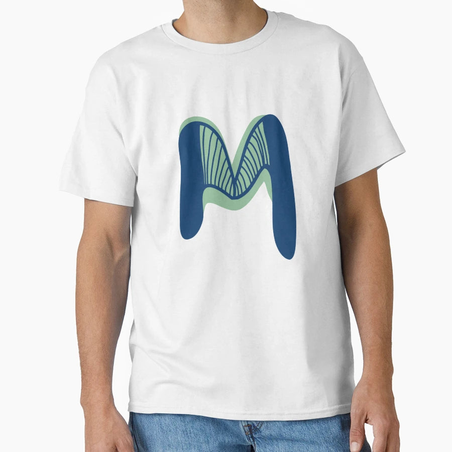 Initial Monogram M T-Shirt - Streetwear Style Unisex - T-Shirt, Sweatshirt, Hoodie
